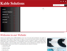 Tablet Screenshot of kablesolution.com